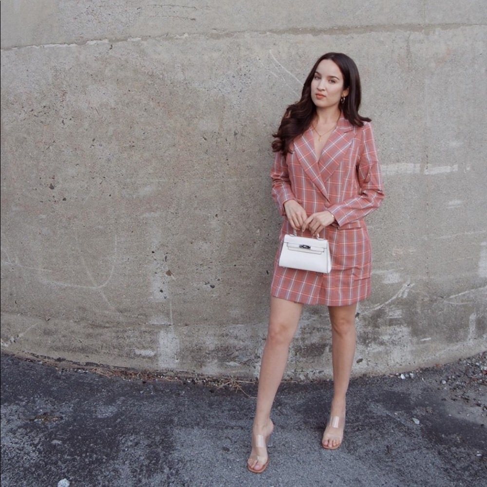 Lioness Official Pink Blazer Dress